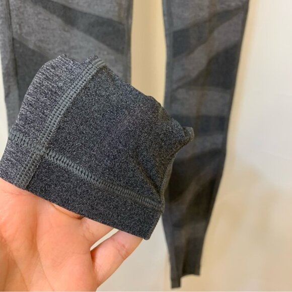 Lululemon Wunder Under Special Edition Tech Mesh 28" Size 6 Heathered Black - Picture 4 of 6
